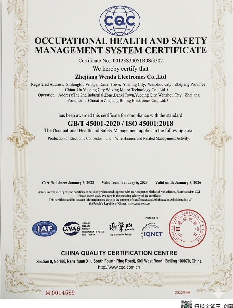 ISO 9001 Certificate