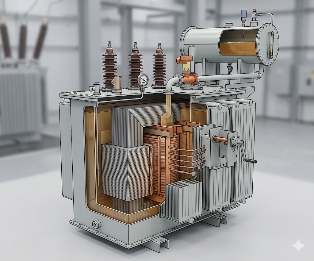 Ordinary High-Voltage Transformer Technical Diagram