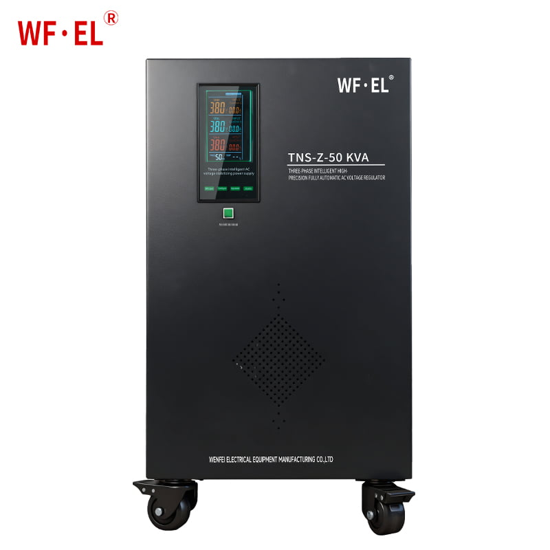 50kVA Heavy-Duty Automatic Voltage Stabilizer | Solves Voltage Fluctuations for CNC & Industrial Production Lines