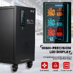 Industrial 50kVA three-phase voltage stabilizer with servo motor system for CNC machines