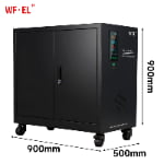 50kVA Three-Phase Voltage Stabilizer | WF·EL TNS-Z Industrial Automatic Voltage Regulator for CNC & Factory Use